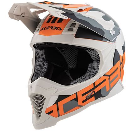 Casco de motocross Acerbis X-RACER VTR ORANGE CAMOUFLAGE 2020 Ref : AE2480 