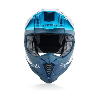Casco de motocross Acerbis X-RACER VTR BLANCO/AZUL 2020