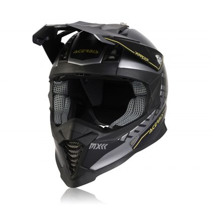 Casco de motocross Acerbis X-RACER VTR BLACK/GREY 2021 Ref : AE3081 