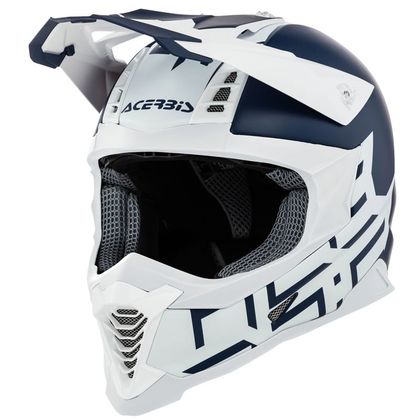 Casco de motocross Acerbis X-RACER VTR DARK BLUE/WHITE 2021 Ref : AE2473 