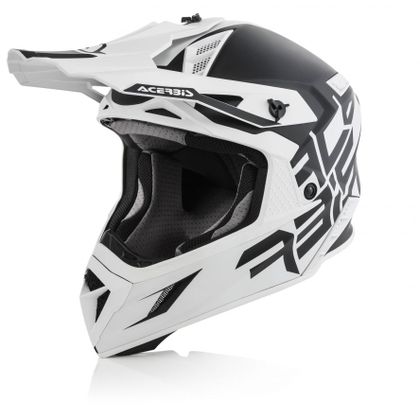 Casco de motocross Acerbis X-PRO VTR NEGRO/BLANCO 2020 Ref : AE2202 