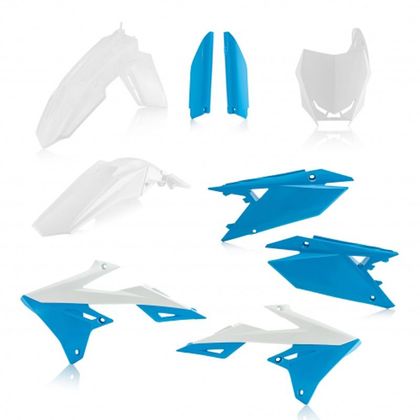 Kit de piezas de plástico Acerbis FULL KIT BLANCO/AZUL