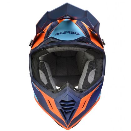 Casco de motocross Acerbis X-TRACK BLUE/ORANGE 2021