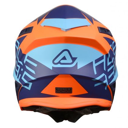 Casco de motocross Acerbis X-TRACK BLUE/ORANGE 2021