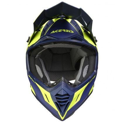 Casco de motocross Acerbis X-TRACK BLUE/YELLOW 2021