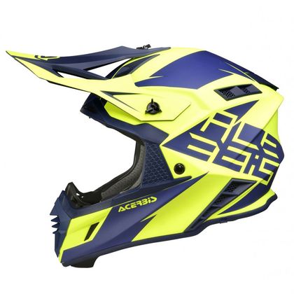Casco de motocross Acerbis X-TRACK BLUE/YELLOW 2021