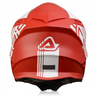 Casco de motocross Acerbis X-TRACK RED/WHITE 2023