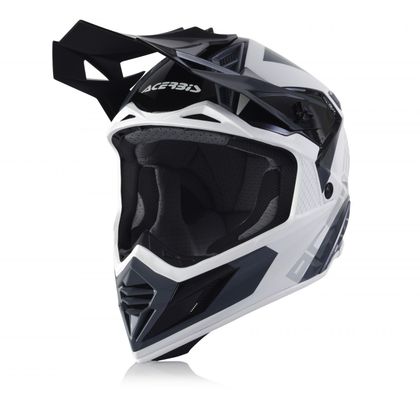 Casco de motocross Acerbis X-TRACK WHITE/BLACK 2 2023 Ref : AE3089 