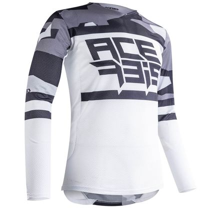 Camiseta de motocross Acerbis VENTED HELIOS GREY WHITE 2021