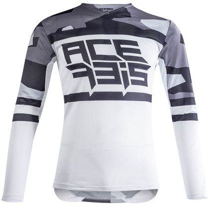 Camiseta de motocross Acerbis VENTED HELIOS GREY WHITE 2021 Ref : AE2646 