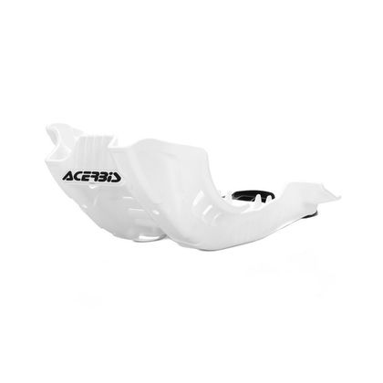 Sabot moteur Acerbis Skid Plate - Blanc / Noir Ref : AE2930 