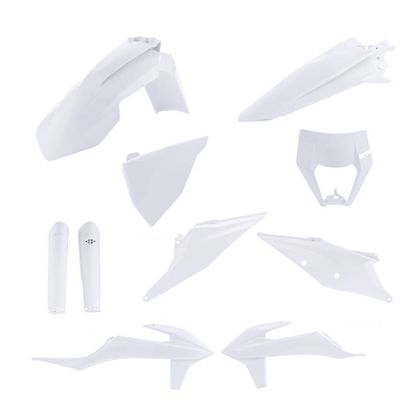 Kit de piezas de plástico Acerbis FULL KIT blanco