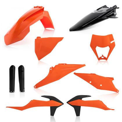 Kit plastiques Acerbis Full - Orange / Noir