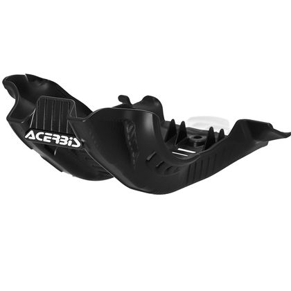 Sabot moteur Acerbis Skid Plate - Noir / Blanc Ref : AE3276 