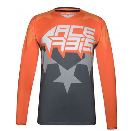 Camiseta de motocross Acerbis X-FLEX STARCHASER ORANGE/GREY 2021
