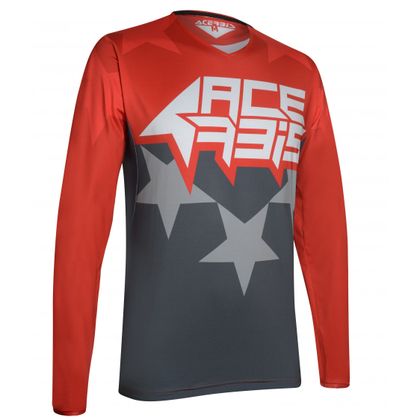 Camiseta de motocross Acerbis X-FLEX STARCHASER RED/GREY 2021 Ref : AE3106 