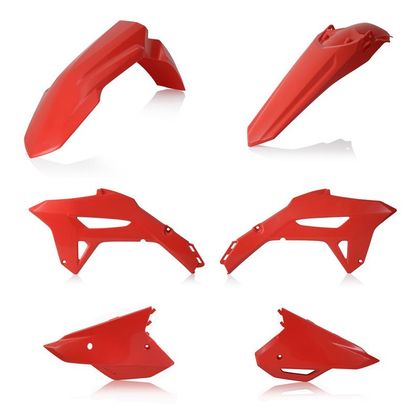 Kit de piezas de plástico Acerbis color rojo