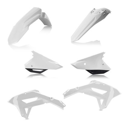 Kit de piezas de plástico Acerbis color blanco/negro
