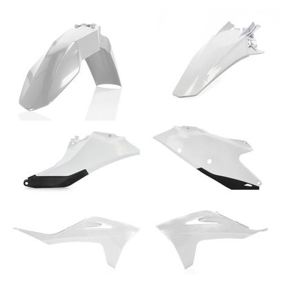 Kit de piezas de plástico Acerbis color blanco/negro - Blanco / Negro