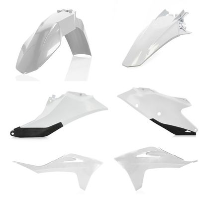 Kit de piezas de plástico Acerbis color blanco/negro - Blanco / Negro