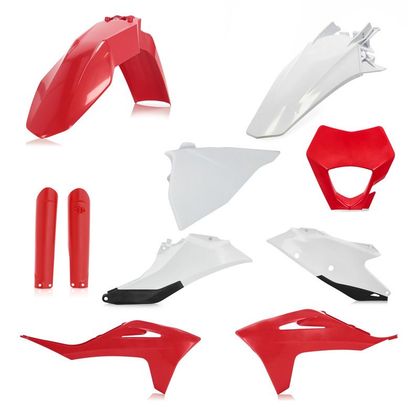 Kit plastiques Acerbis FULL KIT ORIGINE - Rouge / Blanc