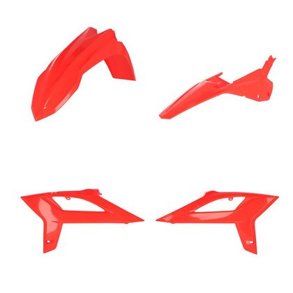 Kit plastiques Acerbis couleur rouge - Rouge