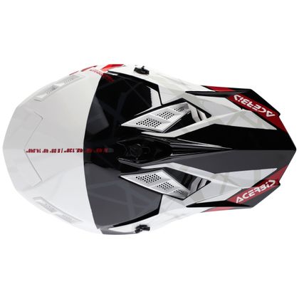 Casco de motocross Acerbis X-TRACK VTR ECE 2206 2024 - Negro / Blanco