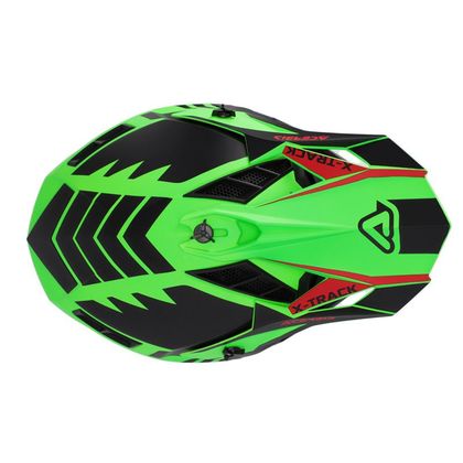 Casco de motocross Acerbis X-TRACK VTR ECE 2206 2023 - Verde / Negro