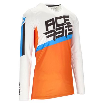 Camiseta de motocross Acerbis X-FLEX FOUR 2023 - Naranja / Blanco Ref : AE3620 