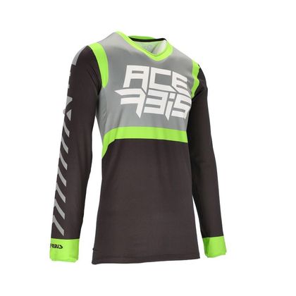 Camiseta de motocross Acerbis X-FLEX FIVE 2023 - Negro / Verde Ref : AE3621 
