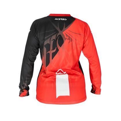 Camiseta de motocross Acerbis MX J-KID THREE - Negro / Rojo