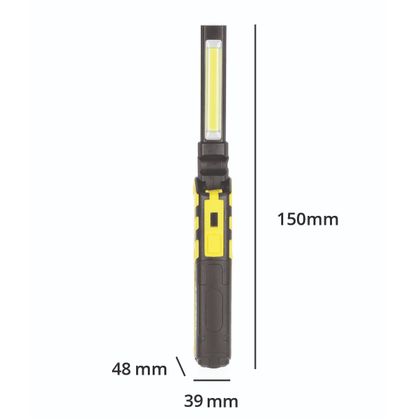 Lampe Acerbis FLAMME universel - Noir / Jaune