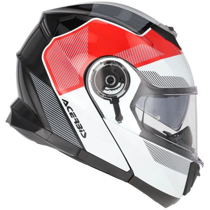 Casque modulable Acerbis SEREL DECO - Blanc / Rouge