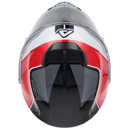 Casque modulable Acerbis SEREL DECO - Blanc / Rouge