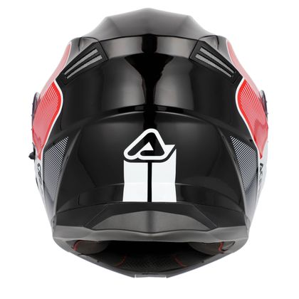Casque modulable Acerbis SEREL DECO - Blanc / Rouge