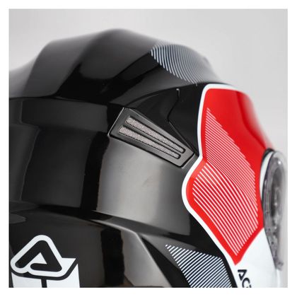 Casque modulable Acerbis SEREL DECO - Blanc / Rouge