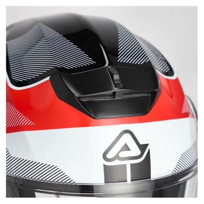 Casque modulable Acerbis SEREL DECO - Blanc / Rouge
