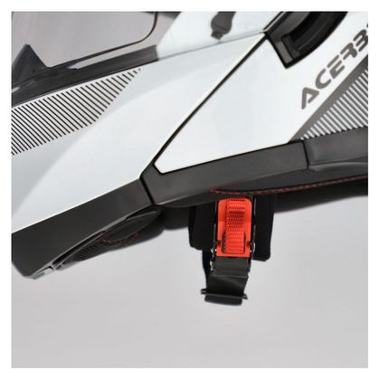 Casque modulable Acerbis SEREL DECO - Blanc / Rouge