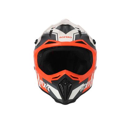 Casco de motocross Acerbis PROFILE 5 2023 - Blanco / Naranja