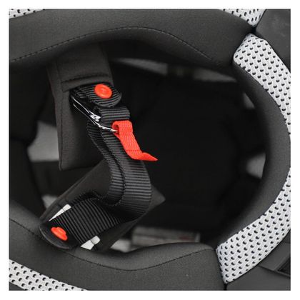 Casque cross Acerbis LINEAR 22.06 GRAPHIC 2026 - Orange / Blanc