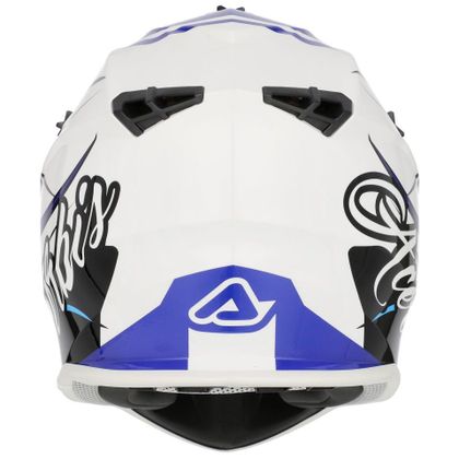 Casque cross Acerbis LINEAR 22.06 GRAPHIC 2026 - Blanc / Bleu