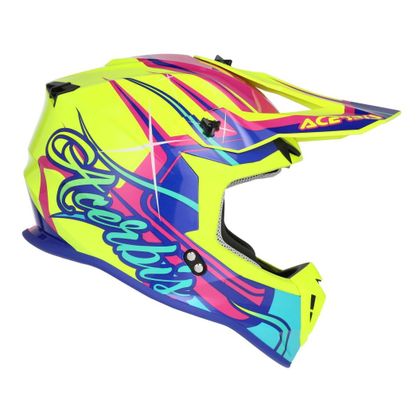 Casque cross Acerbis LINEAR 22.06 GRAPHIC 2026 - Jaune / Rose