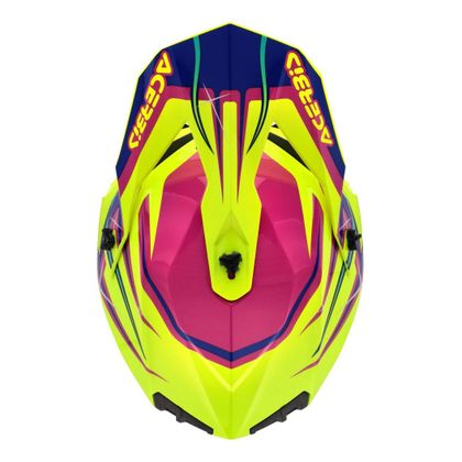 Casque cross Acerbis LINEAR 22.06 GRAPHIC 2026 - Jaune / Rose