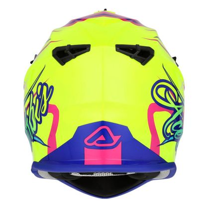 Casque cross Acerbis LINEAR 22.06 GRAPHIC 2026 - Jaune / Rose