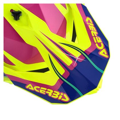 Casque cross Acerbis LINEAR 22.06 GRAPHIC 2026 - Jaune / Rose