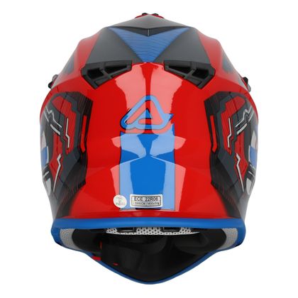 Casco de motocross Acerbis LINEAR 22.06 2024 - Rojo / Azul