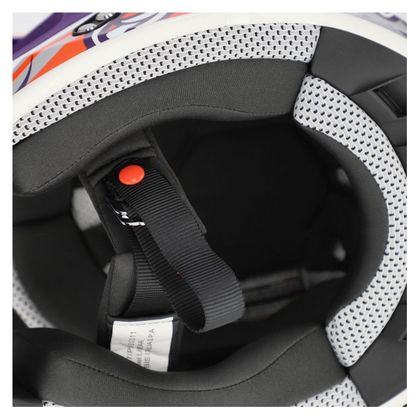 Casque cross Acerbis LINEAR 22.06 GRAPHIC 2026 - Violet / Blanc