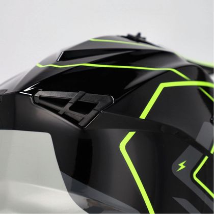 Casque cross Acerbis LINEAR 22.06 GRAPHIC 2026 - Noir / Jaune