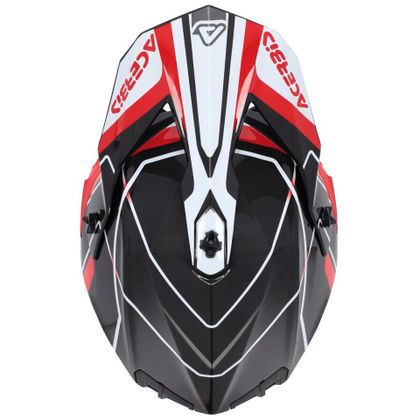 Casque cross Acerbis LINEAR 22.06 GRAPHIC 2026 - Gris / Rouge