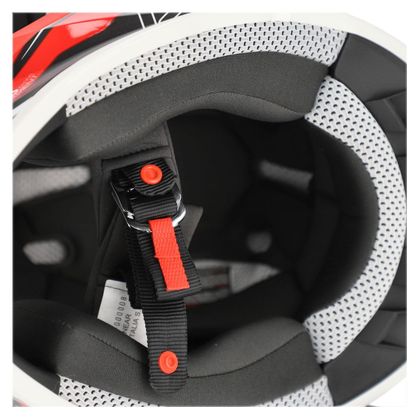 Casque cross Acerbis LINEAR 22.06 GRAPHIC 2026 - Gris / Rouge